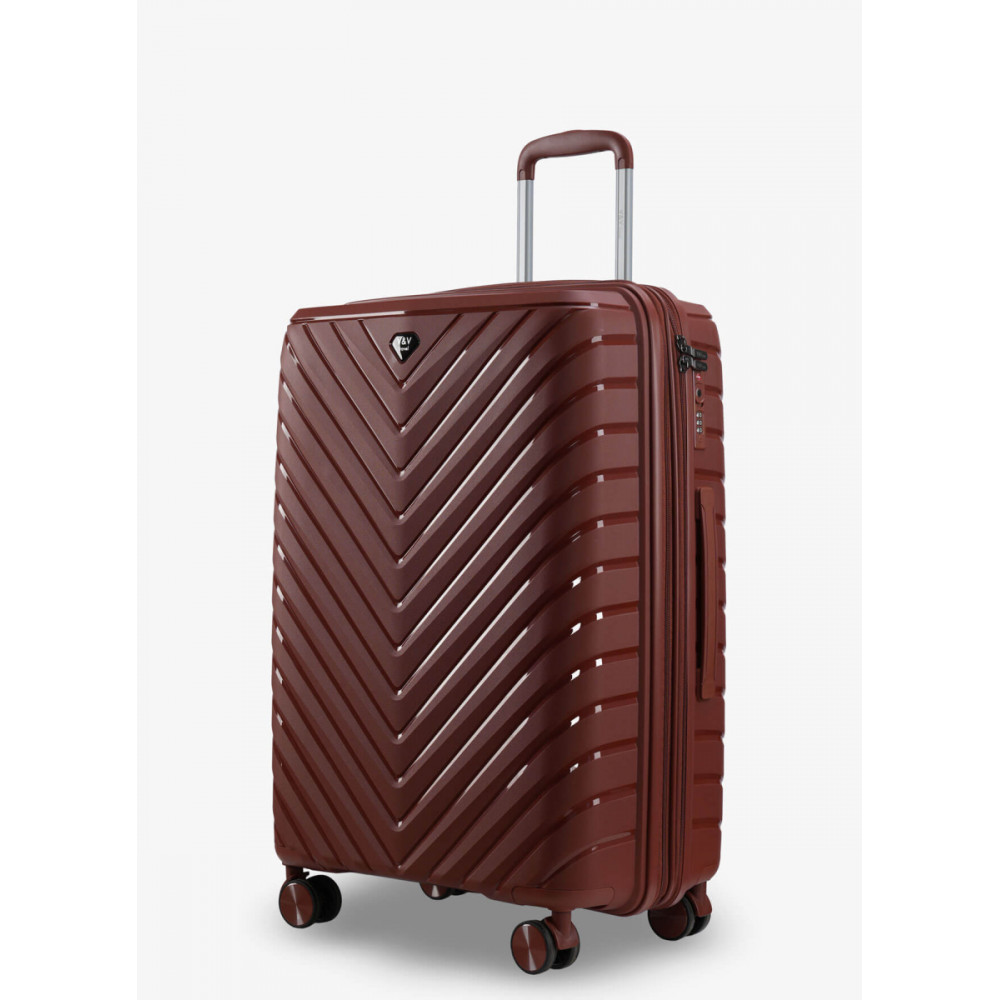ЧЕМОДАН V&V TRAVEL INVICTUS 8025 - 65 bordo